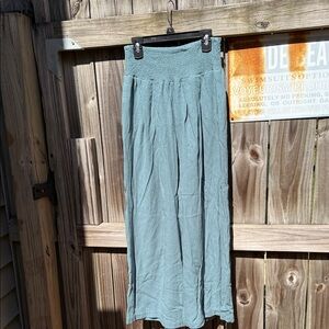 Chic Teal Wide Leg Pants
